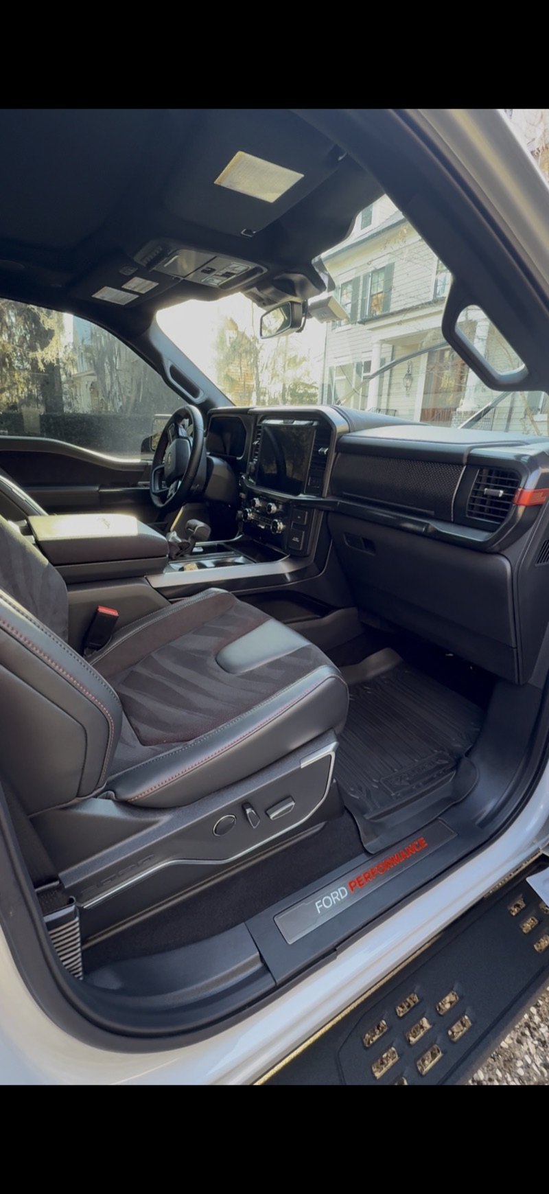Ford truck interior fully cleaned and conditioned